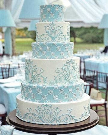 Cakes, blue cake