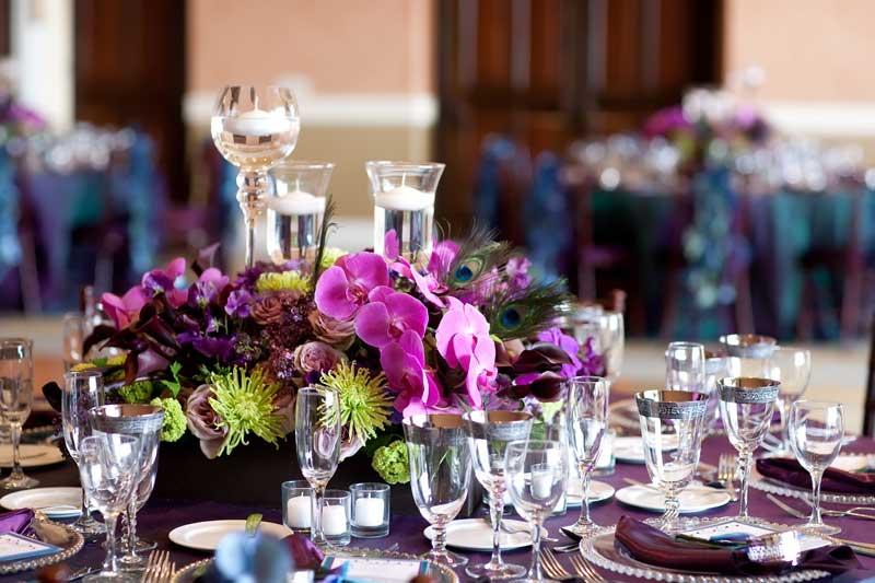 Venue decoration, flowers