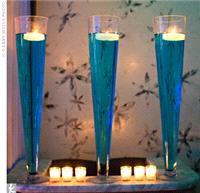 Wedding Venues. blue glasses