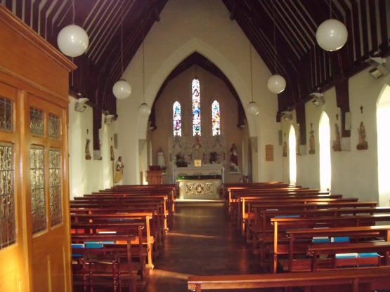 K-Club Churches, Interior view of ladychapel church, Maynooth