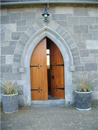 Miscellaneous. Doorway into Ladychapel church.