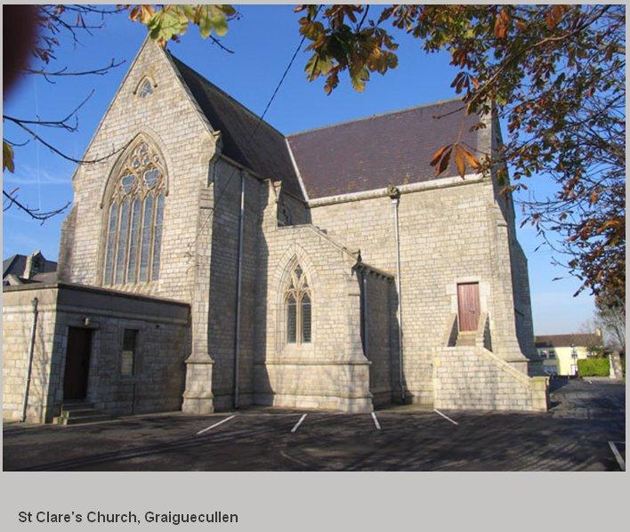 Beautiful Churches in Carlow, St. Clare's Church, Graiguecullen, Co. CarlowREV. BRIAN KAVANAGH CC