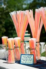 Wedding Venues. Glow sticks.