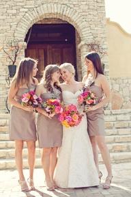 Bridesmaid Dresses, Like this colour.
