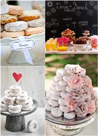 Cakes. Love the idea of a Donut Station