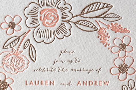 Letterpress Stationary