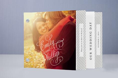 Minibook invitations