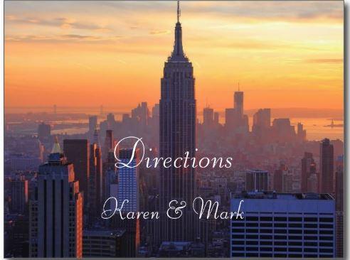 New York 3, Full colour photo. Text on back
