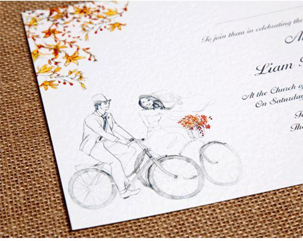 Couture Wedding Stationery, Finished invitation