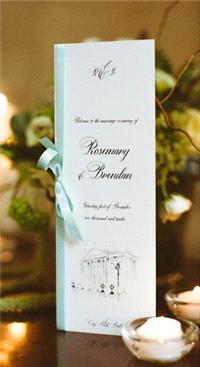 Stationery. Ceremony Booklet