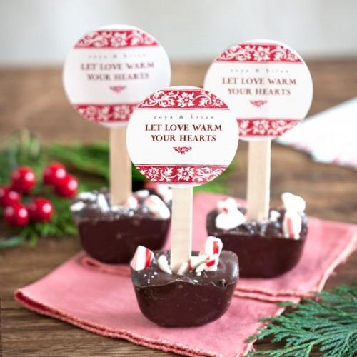 Christmas Wedding favors and table ideas