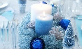 Winter wedding table arrangements