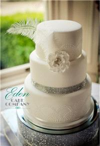 Cakes. www.edencakecompany.com    Art Deco Wedding Cake