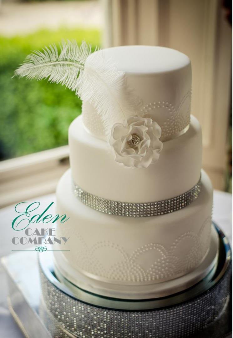 Wedding Cakes, www.edencakecompany.com    Art Deco Wedding Cake