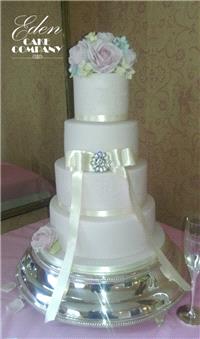 Cakes. Blush Vintage Wedding Cake  www.edencakecompany.com