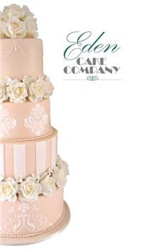 Cakes. Peach Wedding Cake  www.edencakecompany.com