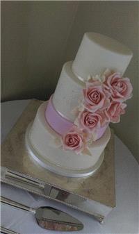 Cakes. Pink Wedding Cake   www.edencakecompany.com