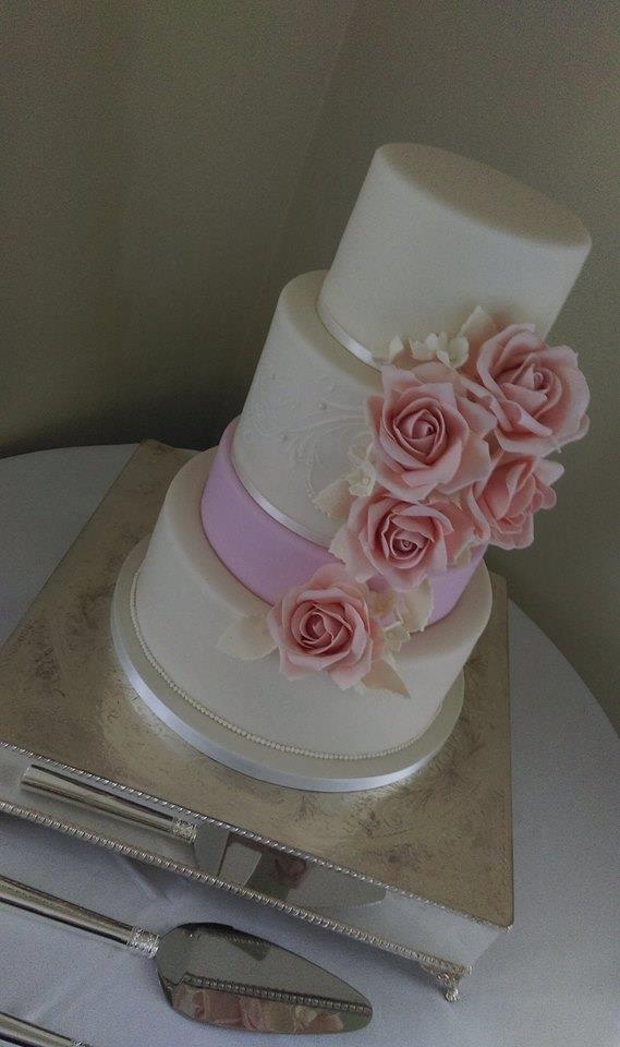 Wedding Cakes, Pink Wedding Cake   www.edencakecompany.com
