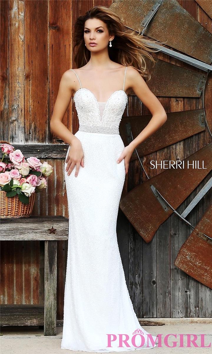 My Stuff, https://www.petsolemn.com/sherrihill/3085-long-spaghetti-strap-ivory-gown-11260-by-sherri-