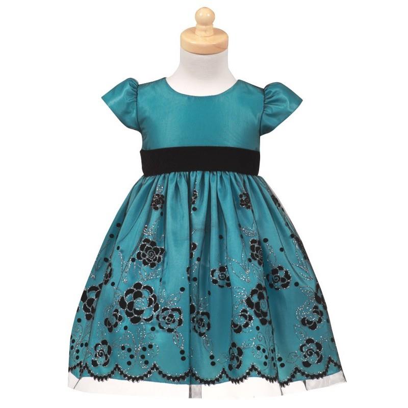 My Stuff, https://www.paraprinting.com/blue/2272-turquoise-flocked-tulle-dress-w-velvet-waistband-st