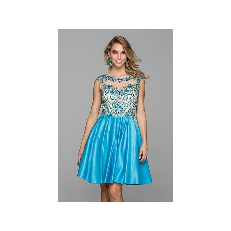 My Stuff, https://www.eudances.com/en/nox/3586-knee-length-homecoming-dress-with-cap-sleeve-bodice.h