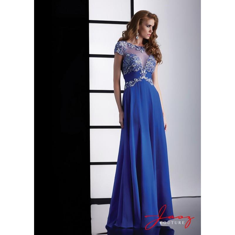 My Stuff, https://www.princessan.com/en/10659-jasz-couture-5425-short-sleeve-sheer-gown.html