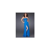 Elegant Blue Strapless Tube Top Evening Dress - Charming Wedding Party Dresses|Unique Wedding Dresse