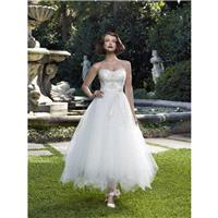 Casablanca Bridal 2063 - Casablanca Bridal Tea Length Full Skirt Sweetheart Wedding Dress - 2017 New