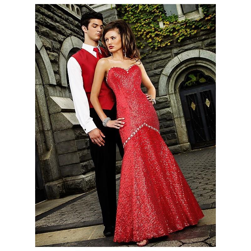 My Stuff, Exclusively Designed for The Cool Book 4191019 Red,Turquoise,Royal Dress - The Unique Prom