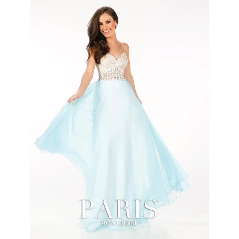 My Stuff, Black/Silver Paris by Mon Cheri 116742 Paris Prom by Mon Cheri - Top Design Dress Online S