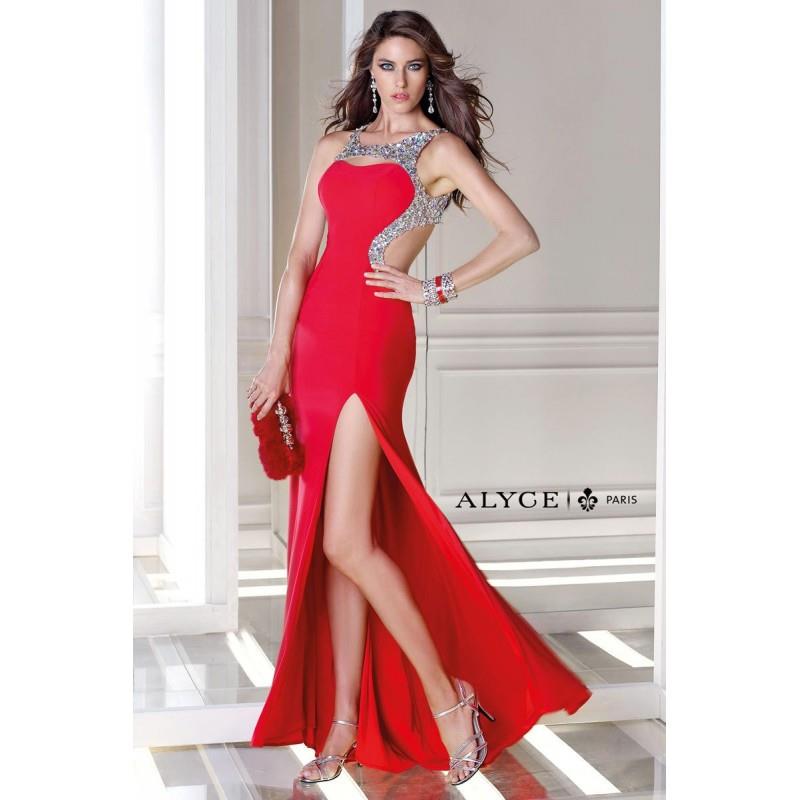 My Stuff, Alyce BDazzle 35683 Sultry Cut Out Gown - Brand Prom Dresses|Beaded Evening Dresses|Charmi