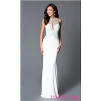 Long Ivory Open Back Prom Dress JO-JVN-JVN31376 from JVN by Jovani - Discount Evening Dresses |Shop