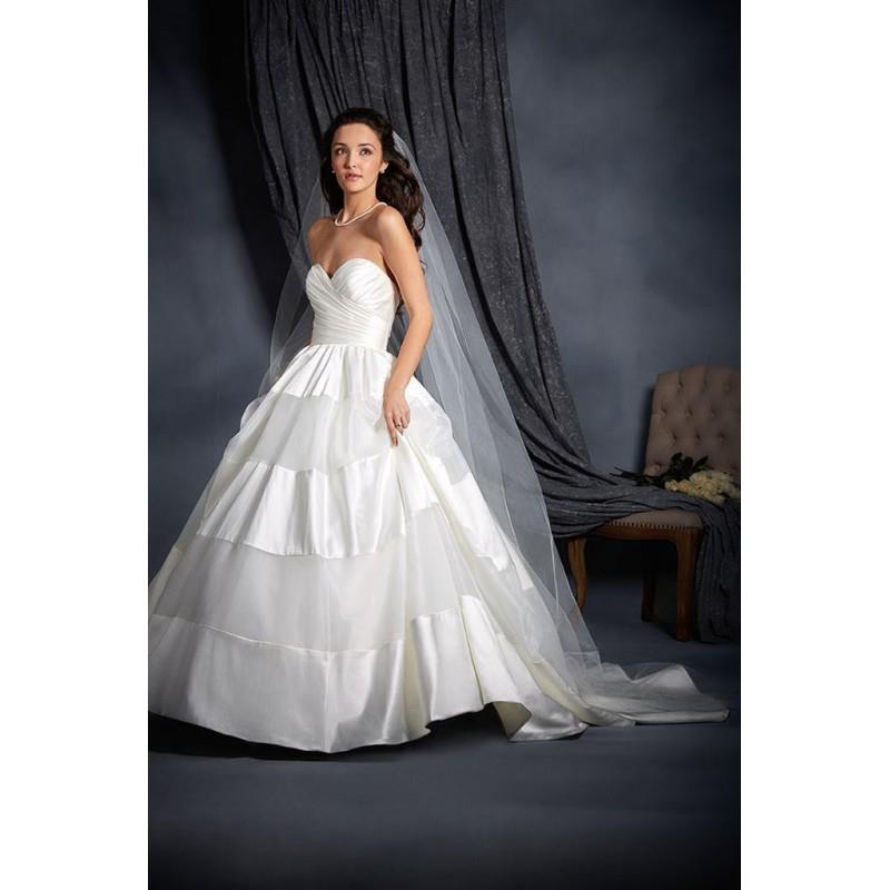 My Stuff, Alfred Angelo 2469 Strapless Satin Ball Gown Wedding Dress - Crazy Sale Bridal Dresses|Spe