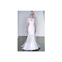 Marchesa FW13 Dress 18 - Full Length High-Neck Fit and Flare Marchesa White Fall 2013 - Nonmiss One