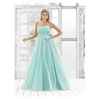 A-line Strapless Beading Sleeveless Floor-length Organza Prom Dresses In Canada Prom Dress Prices -