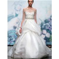 Luxus Organza Weiß schulterfreies Sweetheart Hals Hochzeitskleid mit Ball Gown Rock - Festliche Klei