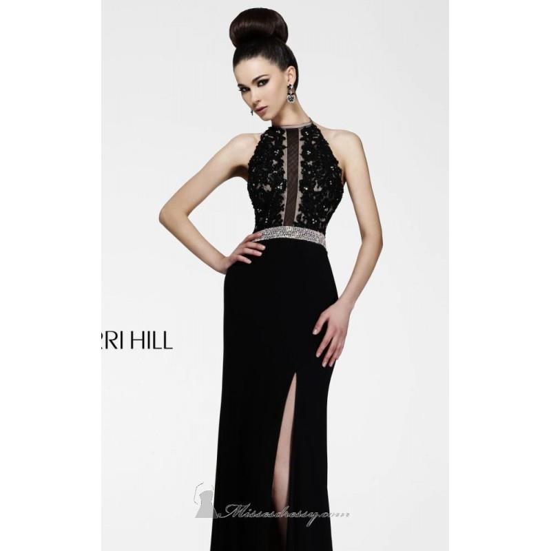 My Stuff, Embellished Haltered Gown by Sherri Hill 21210 Dress - Cheap Discount Evening Gowns|Bonny