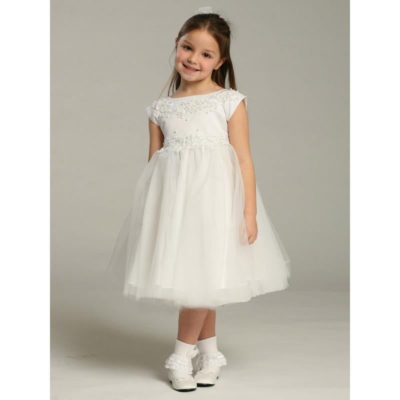 My Stuff, White Flower Girl Dress, Flower Girl Dresses, Flower Girl Dress Style: D2500 - Charming We