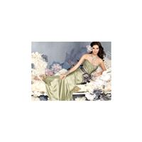Cheap Bodice Green Sweetheart Column Floor Length Elegant Bowknot Bridesmaid Dress In Canada Bridesm