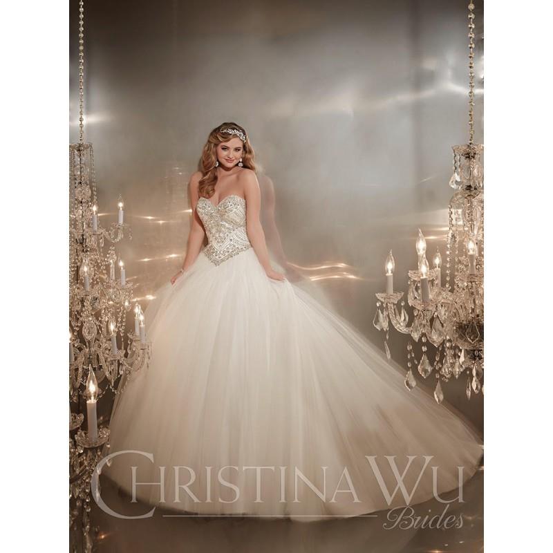 My Stuff, Ivory/Silver Christina Wu Bridal 15574 - Brand Wedding Store Online