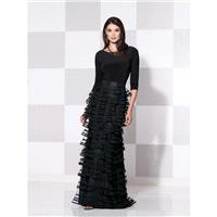 Cameron Blake 115621 Black,Navy Blue,Ivory Dress - The Unique Prom Store