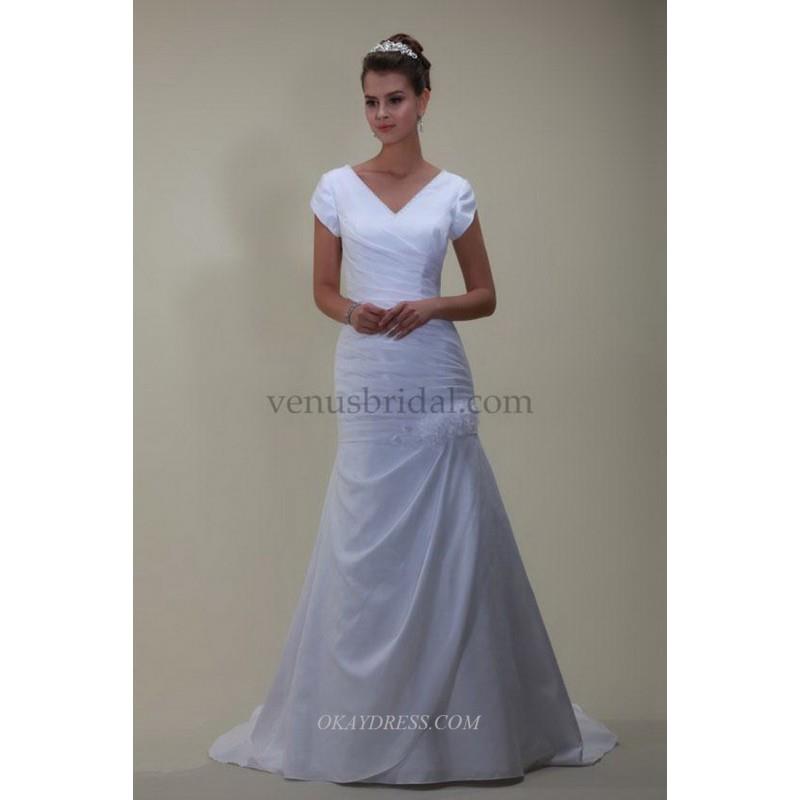 My Stuff, Temple Bridal by Venus Bridal Tb7625 Bridal Gown (2014) (VB14_Tb7625BG) - Crazy Sale Forma