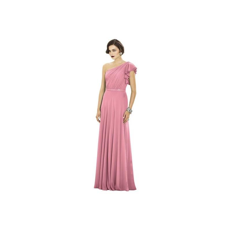 My Stuff, Dessy Collection 2885 Floor Length One Shoulder Chiffon Bridesmaid Dress - Crazy Sale Brid