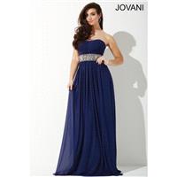 Navy JVN Prom by Jovani JVNP37074 - Brand Wedding Store Online