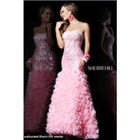 Pink Sherri Hill 8500 - Brand Wedding Store Online