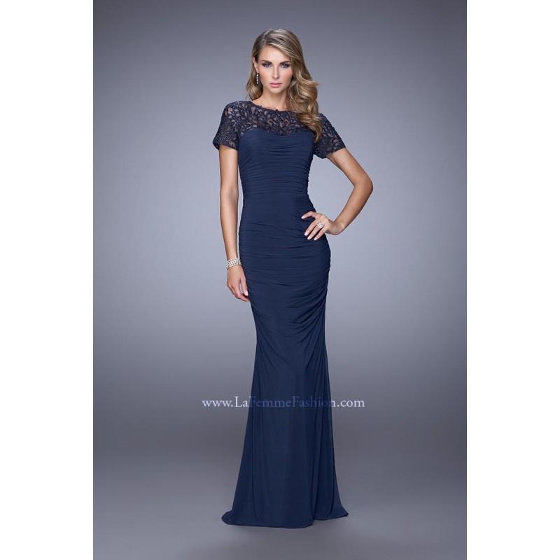 My Stuff, La Femme Evening 21713 - Elegant Evening Dresses|Charming Gowns 2017|Demure Prom Dresses