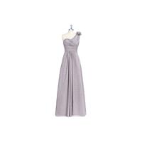 Dusk Azazie Erica - One Shoulder Strap Detail Floor Length Chiffon Dress - Charming Bridesmaids Stor