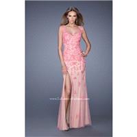Indigo La Femme 20569 - High Slit Lace Dress - Customize Your Prom Dress