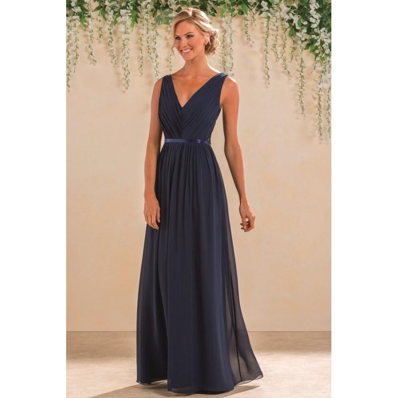 My Stuff, Style B183014 by Jasmine B2 - Chiffon  Lace Floor V-Neck A-Line Jasmine B2 - Bridesmaid Dr