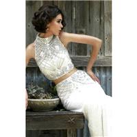 Beaded High Neck Gown Dresses by Sherri Hill 11201 - Bonny Evening Dresses Online